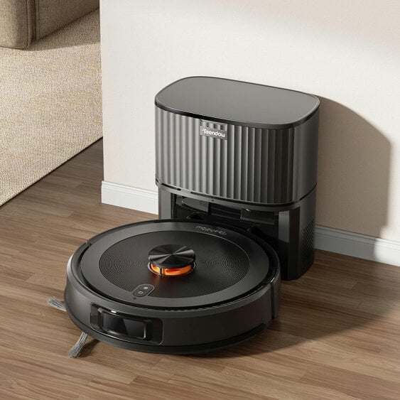 Teendow Robot Vacuum Cleaner with Suction Station 3000Pa Suction Power Pet Friendly (D10S Max)