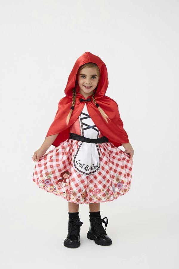 Vanilla Underground Blues Group Girls Red Little Red Riding Hood 2 Piece Costume