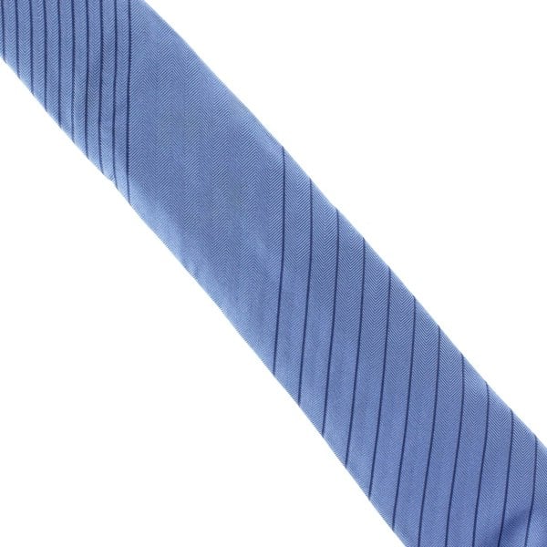 Dunhill mulberry silk tie in a monochrome herringbone and pinstripe pattern Change of scale to pinstripe patterning