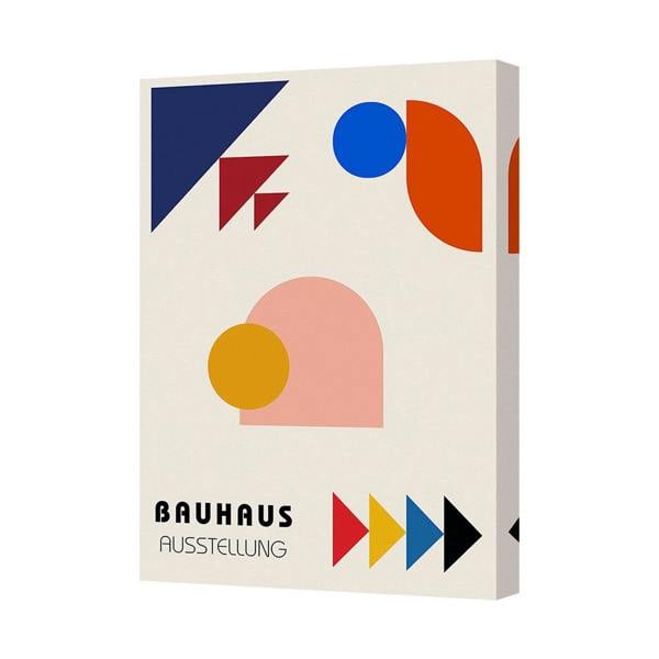 Benjamin Tate Design Bauhaus Exhibition Canvas Print Modern Abstract Art Poster