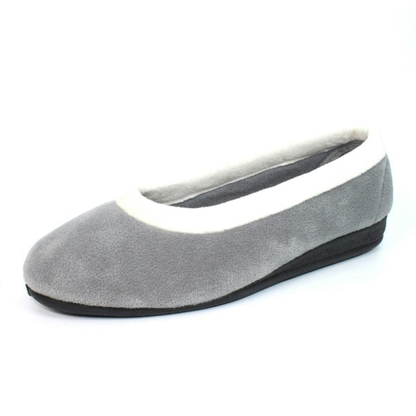 Lunar Women's Mabel Slippers - Grey