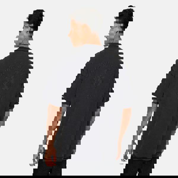 Good For Nothing  Black Washed Relaxed Fit T-shirt - Black Image 4