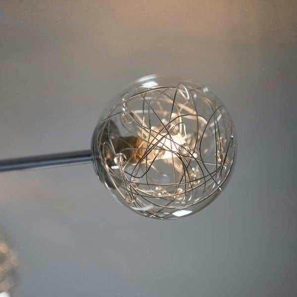 Pagazzi Lighting Jaymie 6-Light Chrome Semi-Flush Ceiling Light