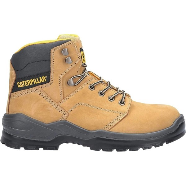 Caterpillar Mens Striver Lace Up Injected Leather Safety Boot - Honey