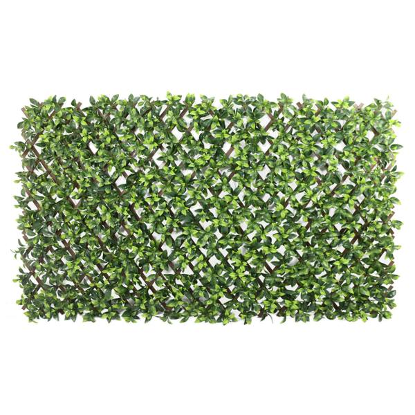 Premium Expanding Trellis Artificial Gardenia Leaf - 1m x 2m