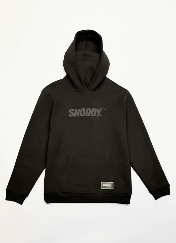 ADULT ULTIMATE SNOODY™  HOODIE - BLACK