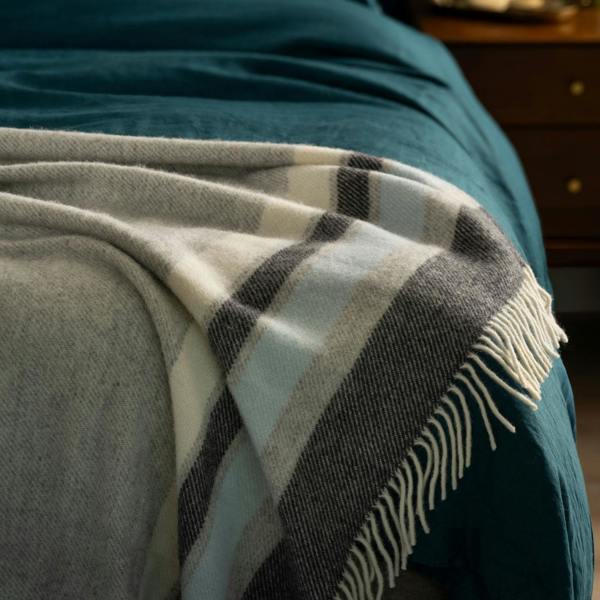 Soak&Sleep Artic Striped Pure Wool Throw