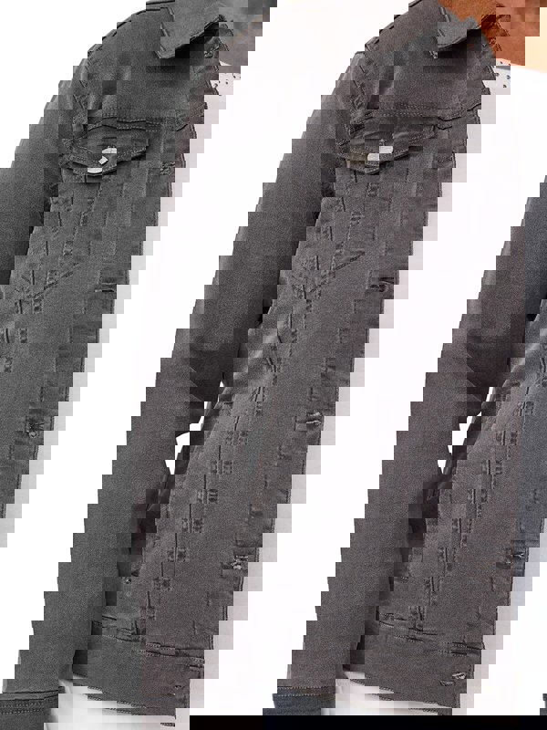 PennyPlain Denim Style Jacket - Pewter Wash