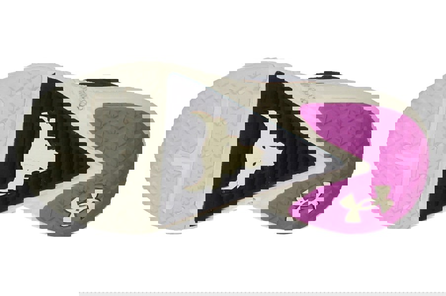 Under Armour Womens Project Rock 5 Disrupt Trainers 3026207  102 - White Navy 102 - Photo 4