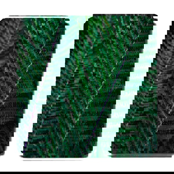 Benjamin Tate Design green leaves, abstract flora texture (Coaster)