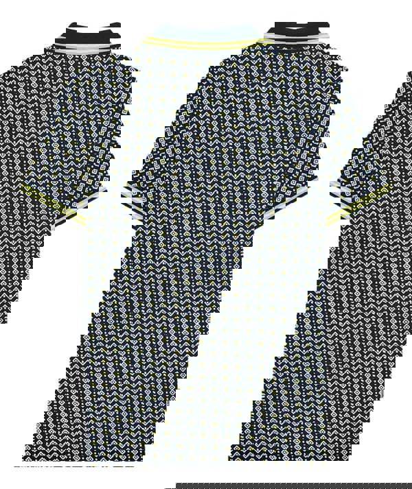 Lambretta All Over Geometric Mens Smart Classic Retro Polo Shirt