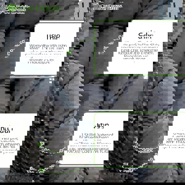 bali rattan hanging egg chair in mixed grey