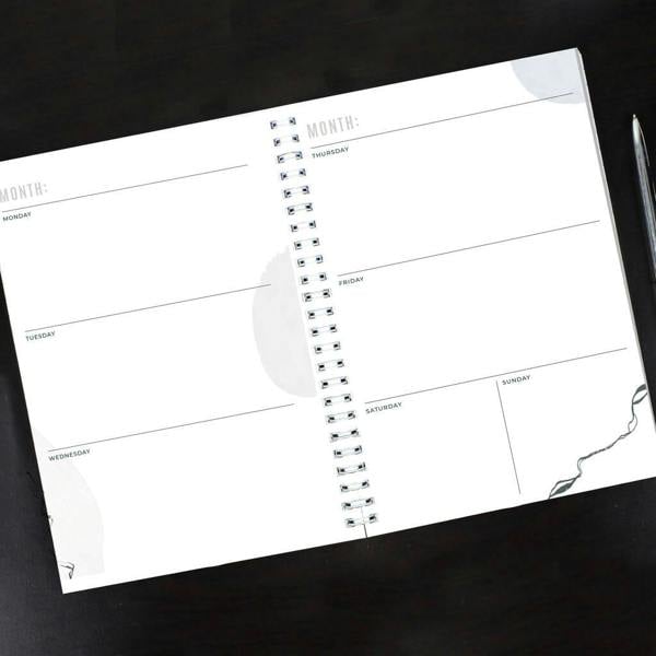 Personalised Softback Diary - lifestyle shot
