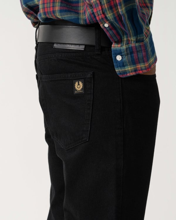 Belstaff B69 Mens Raw Denim Jeans - Black