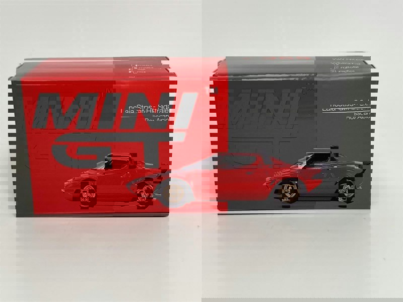 Mini GT Lancia Stratos HF Stradale Rosso Arancio LHD 1:64 Scale MGT00365L