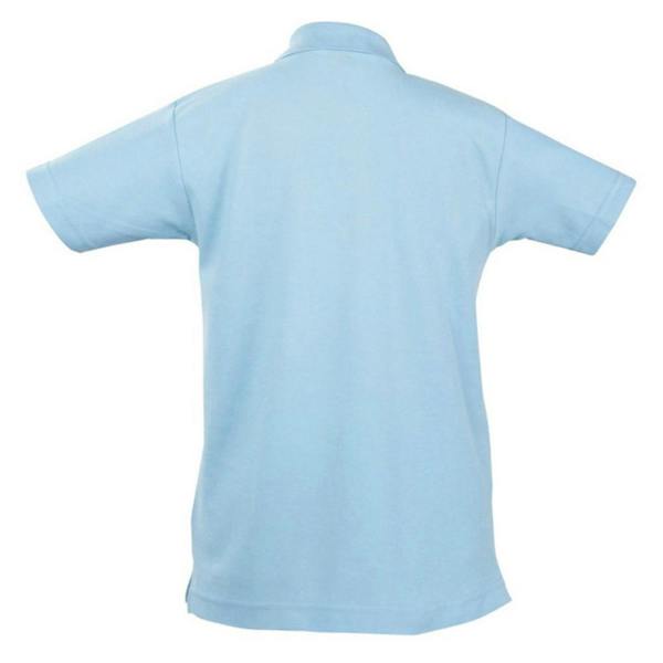 SOLS Kids Unisex Summer II Pique Polo Shirt - Blue Atoll