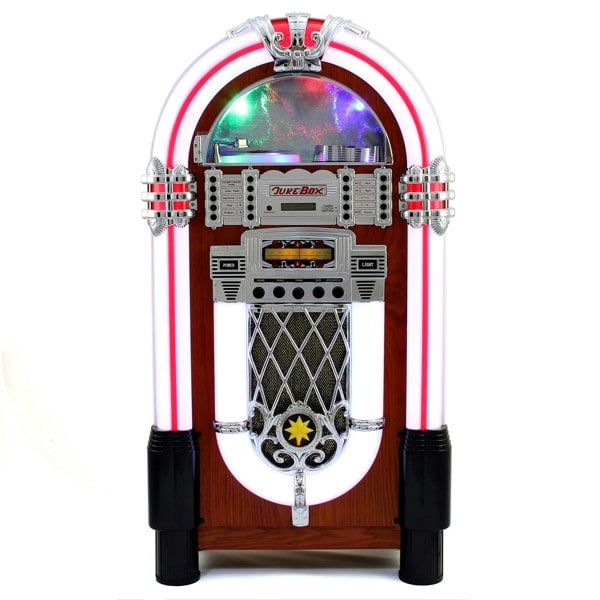 Monstershop Retro Style Illuminated Jukebox Sound System