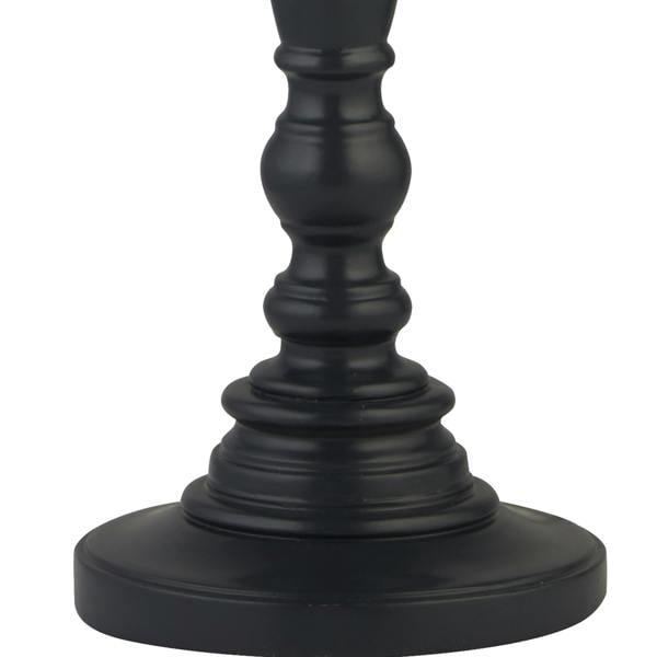 Lighting Collection Grey Candle Stick Table Base