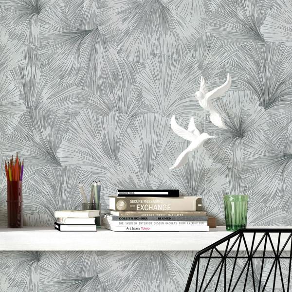 Erismann Ginkgo Flower Wallpaper