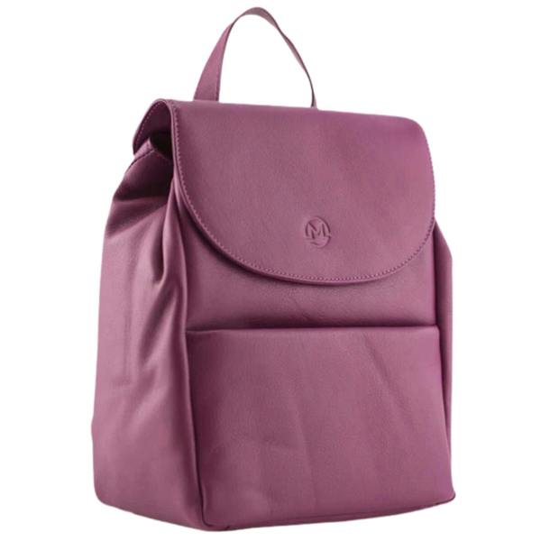 Mala Leather Anishka Plain Leather Small Backpack