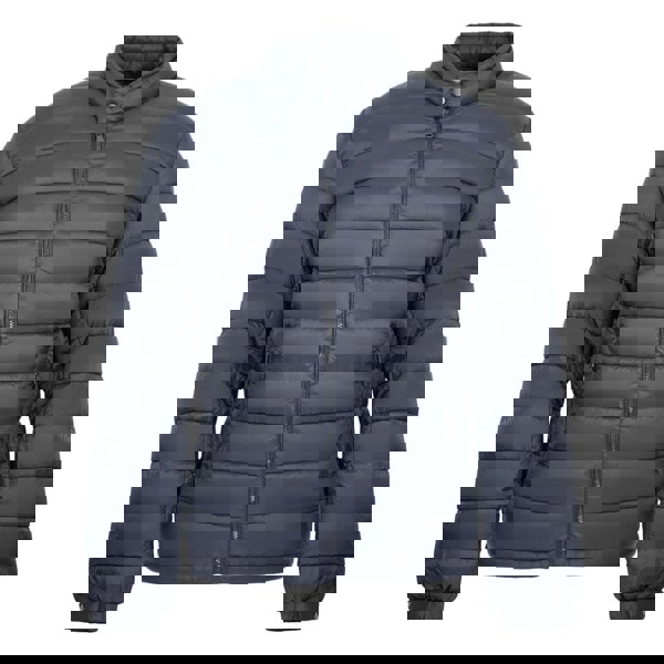 Pierre Balmain Navy Blue Padded Jacket