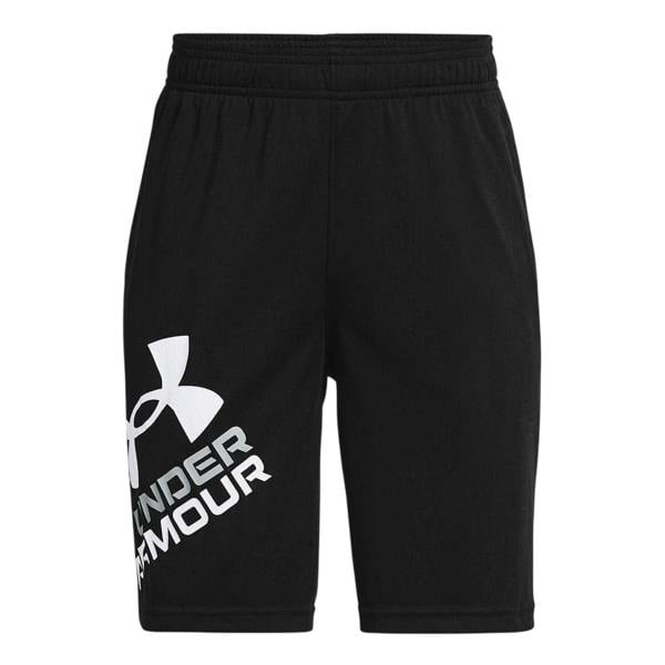 Under Armour Childrens/Kids Prototype Logo Shorts - Black/White - 
