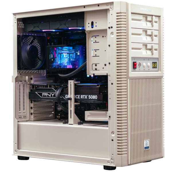 Wired2Fire Ryzen 7 X3D RTX 5080 Retro Inspired Gaming PC