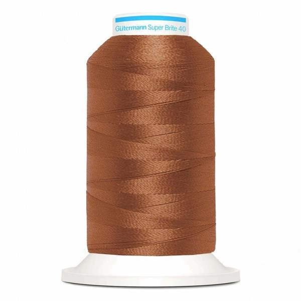 Gutermann Super Brite Polyester 40 Embroidery Thread 1000m Polyester Thread Suitable For Embroidery