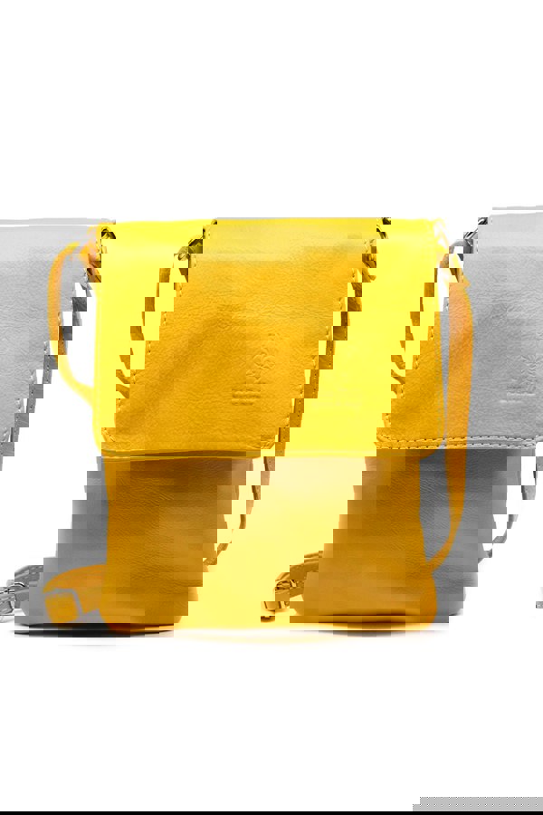 Kitise Stylish Flap Small Genuine Italian Leather Crossbody Bag