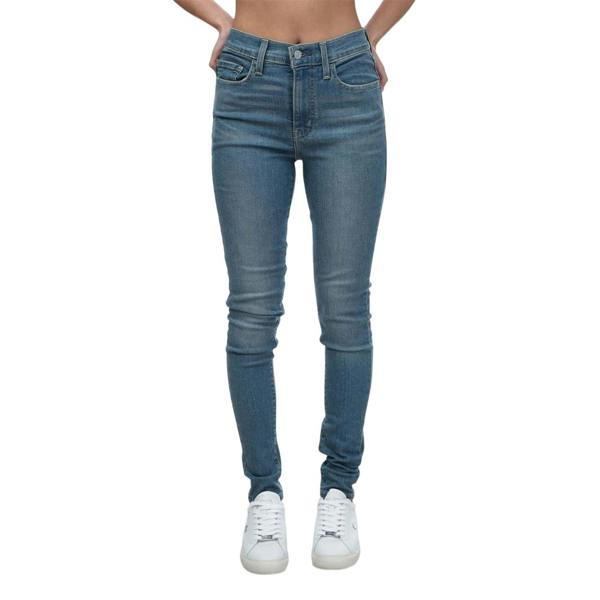 Levis Womens/Ladies 720 High Rise Super Jeans - Light Blue - 