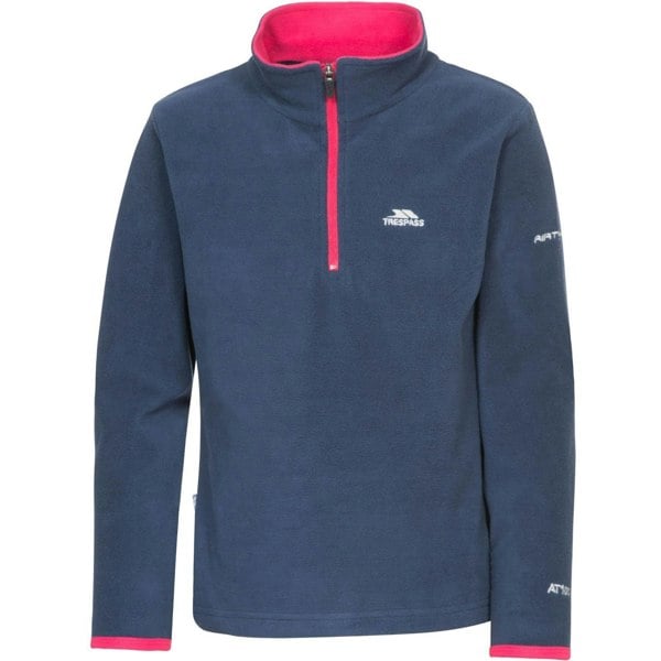 Trespass Childrens/Girls Sybil Micro Fleece - NAVY