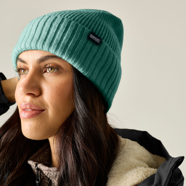 Regatta Womens Basic Ribbed Beanie - Dark Forest Green