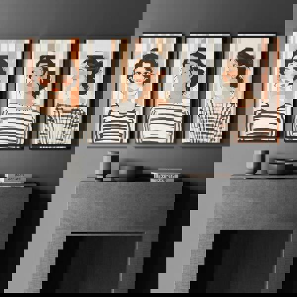 Framed Pictures For The Living Room | Set of 3 Boho Women Wall art Prints