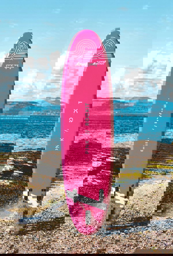 Aquaplanet ROCKIT 10’2" Inflatable Paddle Board/Kayak Package - Pink