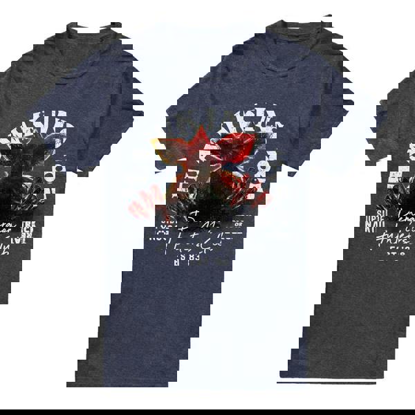 Stranger Things Unisex Adult Hawkins 85 Demogorgon T-Shirt - Navy - 