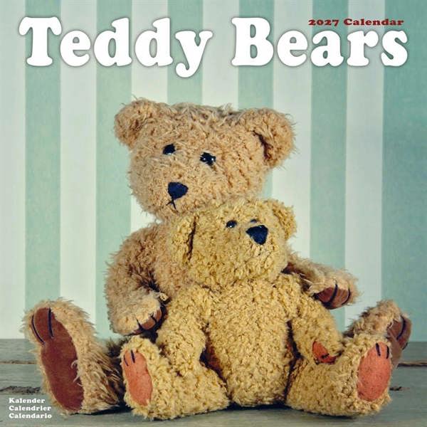 Teddy Bears Calendar 2027, Wall Calendars, Month To View, Family, Gift