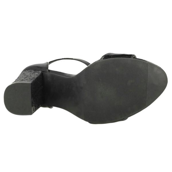 Anne Michelle Ladies Anne Michelle High Chunky Heel Sandals