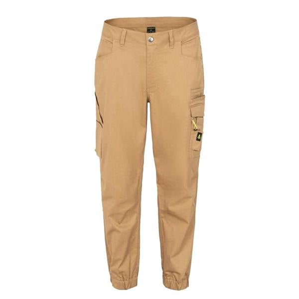 Dunlop Mens Cotton Blend Cargo Trousers - Beige - 