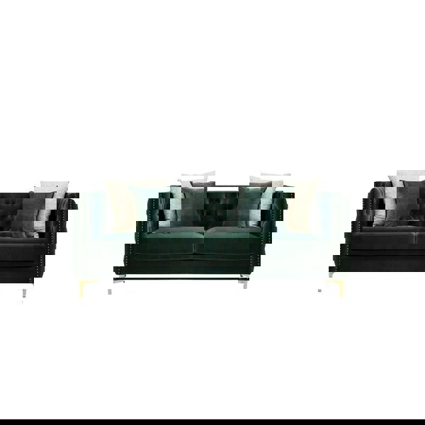 WH215 Three Seater Corner Sofa, Velvet-Weilai Concept-Weilai Concept