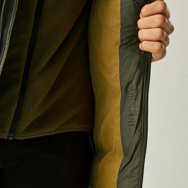 Regatta Mens Browen Padded Jacket - Dark Khaki/Wood Brown - Dark Khaki/Wood Brown - 70% Polyester/30% Recycled Polyester