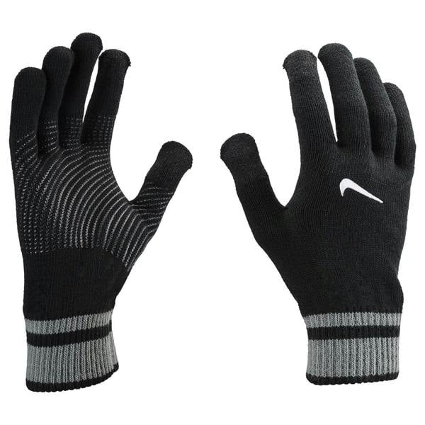 Nike Mens Gripped Knitted Gloves - Black