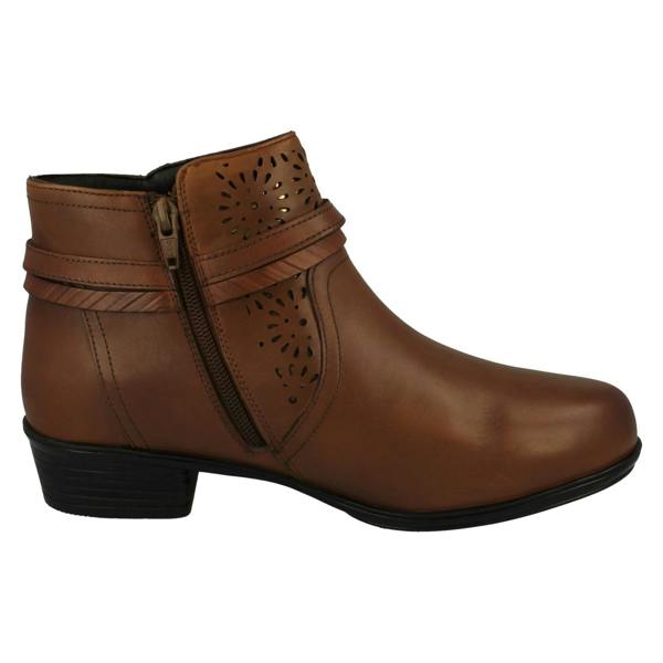 DB Shoes Ladies DB Shoes 2V Dual Fitting Ankle Boots Sky