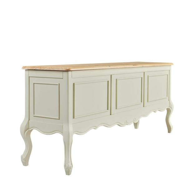 Statement Furniture Juliette Large Wooden Blanket Box with 3 Compartments