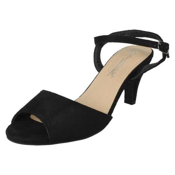 Anne Michelle Ladies Anne Michelle Mid Heel Sandals F10906