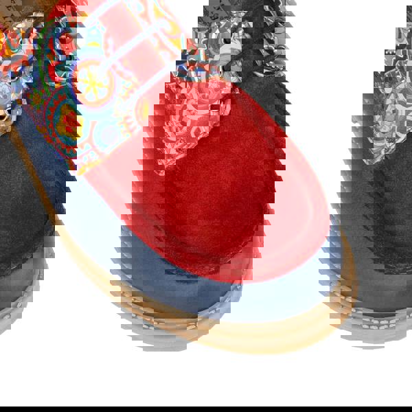 Embassy London Sloane Sail - Navy & Red Signature - Men's Deck Shoe