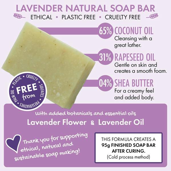 Friendly Soap 3 Pack - Natural Soap - Lavender