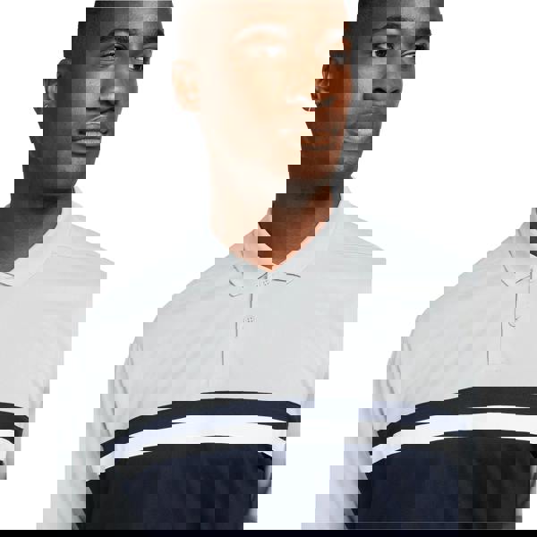 Nike Mens Victory Dri-FIT Golf Polo Shirt - Light Smoke Grey/Obsidian Blue - 