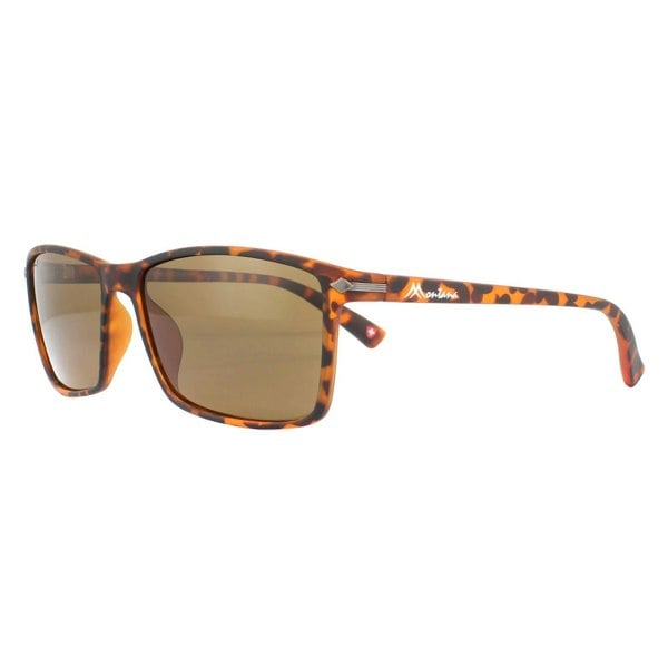 Montana Sunglasses MP51 D Brown Turtle Rubbertouch Brown Polarized