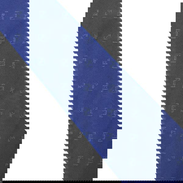 Dunhill silk tie in a repeat monogram pattern