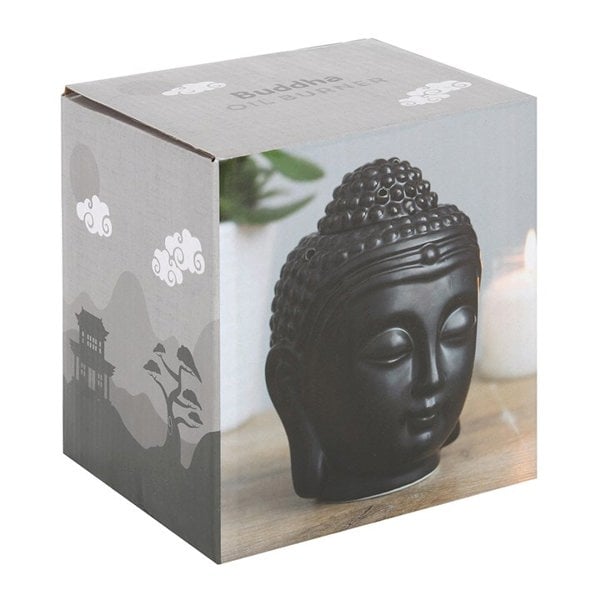 Serano Black Buddha Head Oil Burner